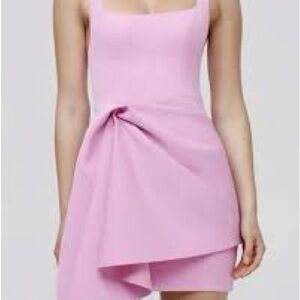 Acler Asymmetrical Pink Dress